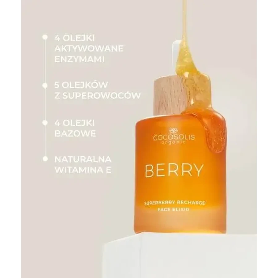 Cocosolis, Berry, відновлюючий еліксир для обличчя, 50 мл: ціни та характеристики