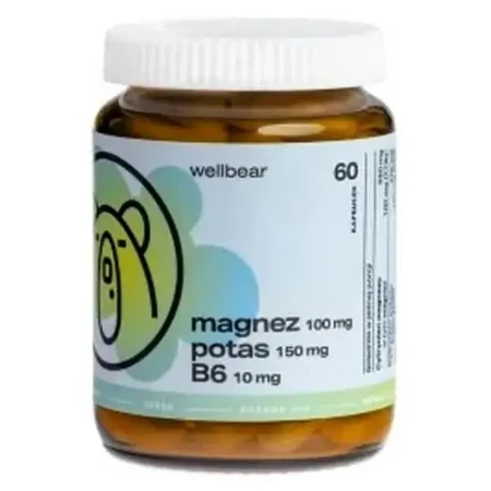 Wellbear Магний 100 мг + Калий 150 мг + Витамин B6 10 мг, капсулы, 60 шт.: цены и характеристики