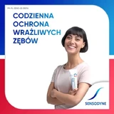 Sensodyne «Надчутливість та ясна» Whitening, відбілююча зубна паста для надчутливих зубів з фтором, 75 мл