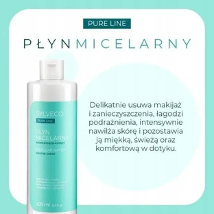 Sylveco Pure Line, увлажняющая и успокаивающая мицеллярная вода, 400 мл