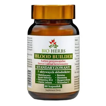 Bio Herbs Blood Builder, капсулы, 60 шт.: цены и характеристики
