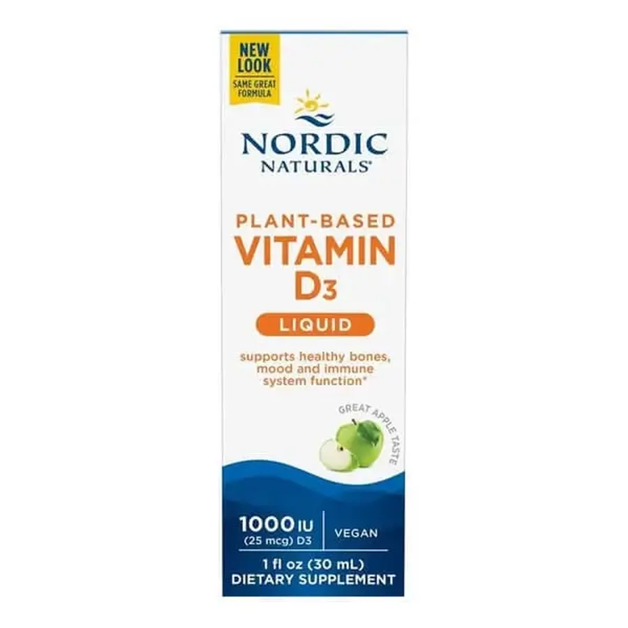 Nordic Naturals Витамин D3 (веганский), жидкость, 30 мл: цены и характеристики
