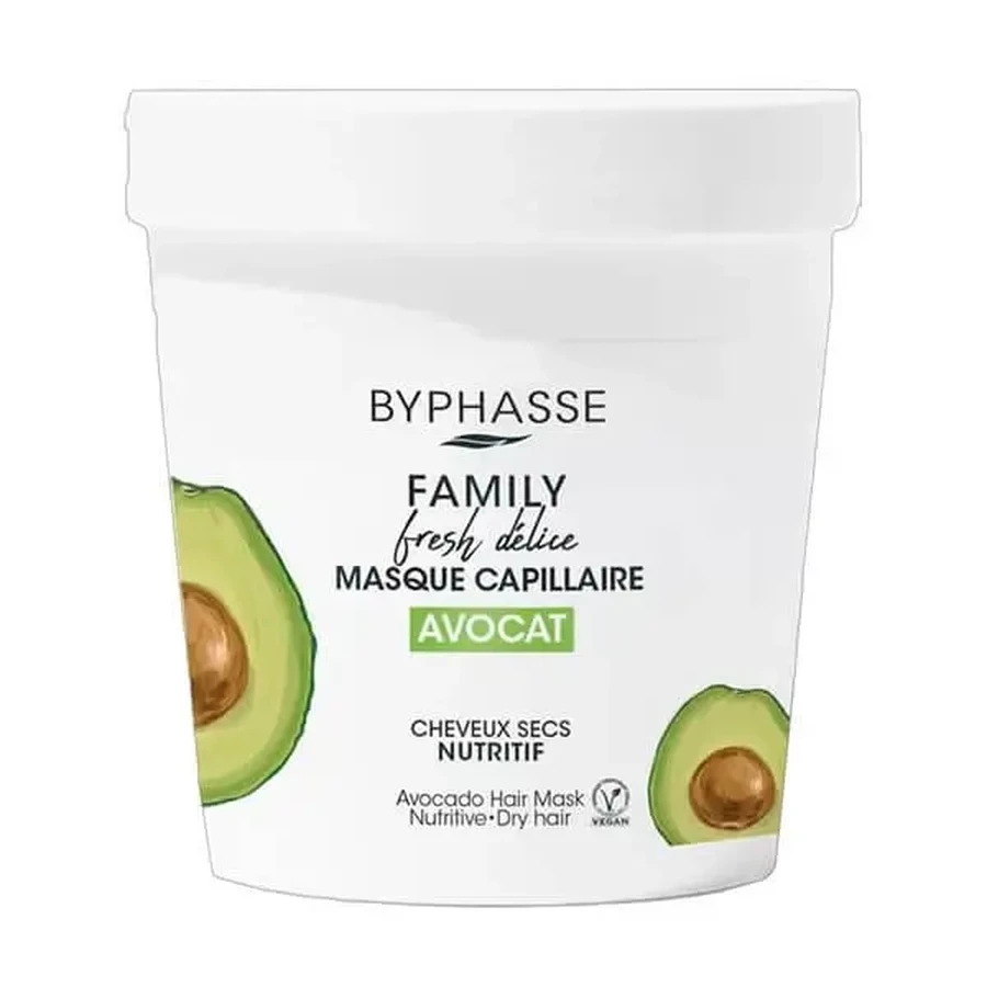 Byphasse Family Fresh, маска для сухих волос с авокадо, 250 мл: цены и характеристики