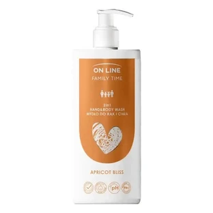 On Line Family Time, мыло 2 в 1 «Apricot Bliss», 500 мл