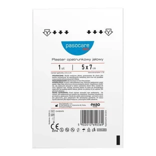 Pasocare Med, пластырь, стерильный, 5 см × 7 см, 1 шт.