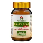 My Herbs D3+K2 MK7 Forte, капсулы, 120 шт.: цены и характеристики