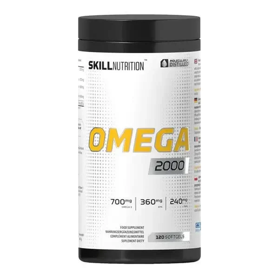 Skill Nutrition Omega 2000, капсули, 120 шт.: ціни та характеристики