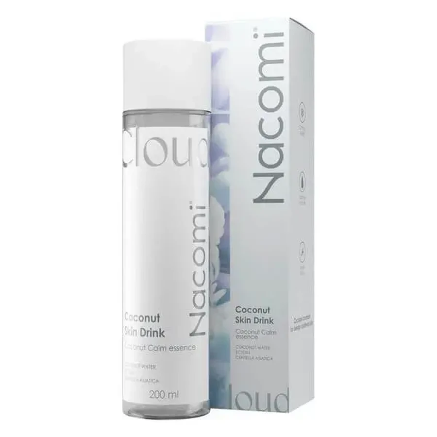 Nacomi Coconut Skin Drink, успокаивающая и смягчающая эссенция для лица, 200 мл: цены и характеристики