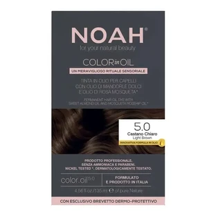 NOAH Color in Oil, краска для волос, 5.0 Светло-коричневый, 135 мл