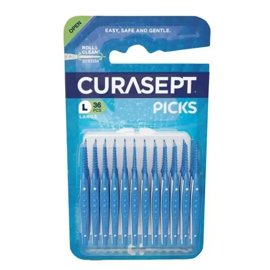 Curasept Picks Large, силиконовые зубочистки, 36 шт.: цены и характеристики