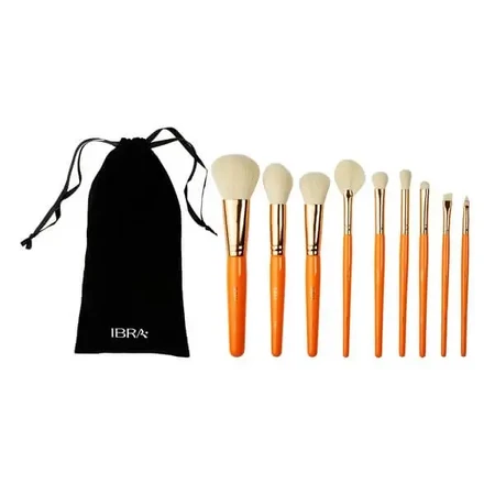 IBRA Makeup Fresh, набір професійних пензликів, 9 шт.: ціни та характеристики