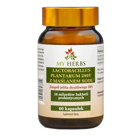 My Herbs Lactobacillus Plantarum 299V з натрієвим масляним ефіром, капсули, 60 шт.: ціни та характеристики