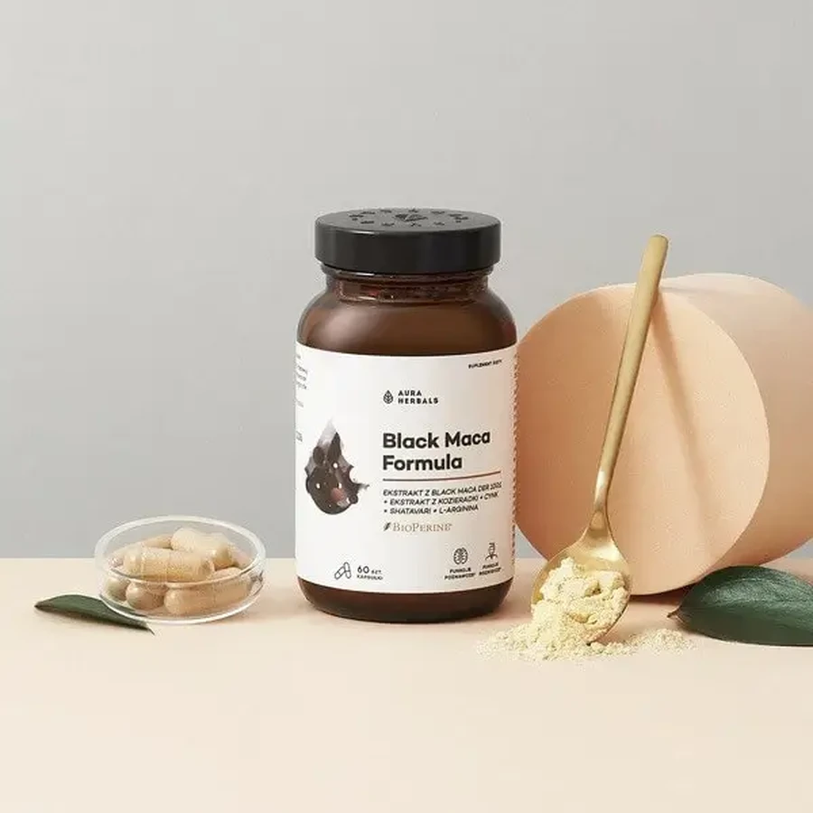 Aura Herbals Black Maca Formula, капсулы, 60 шт.: цены и характеристики