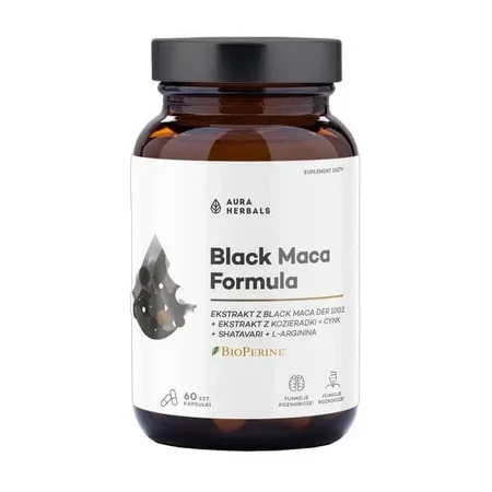 Aura Herbals Black Maca Formula, капсулы, 60 шт.: цены и характеристики
