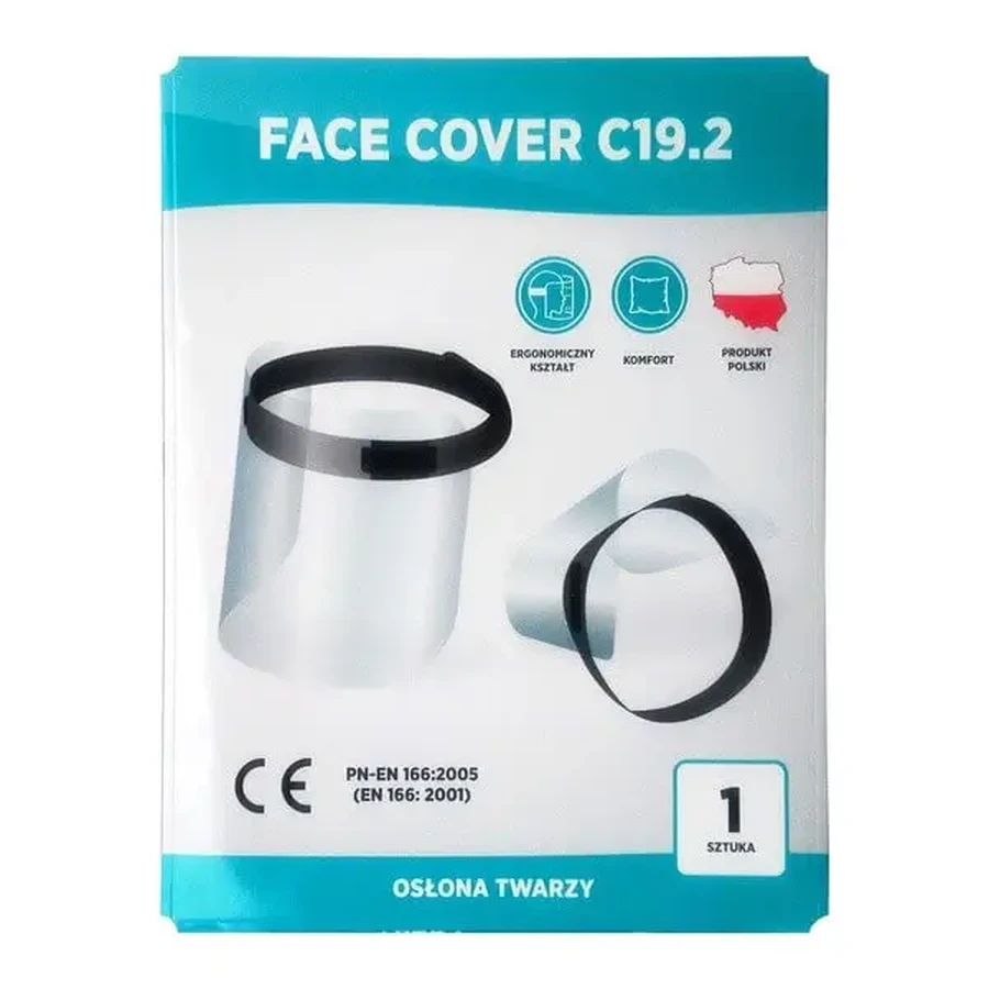 Face Cover C19.2 — захисний щиток для обличчя / маска, 1 шт.: ціни та характеристики