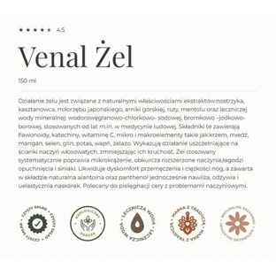 Gorvita Venal, охлаждающий гель для уставших ног, 150 мл