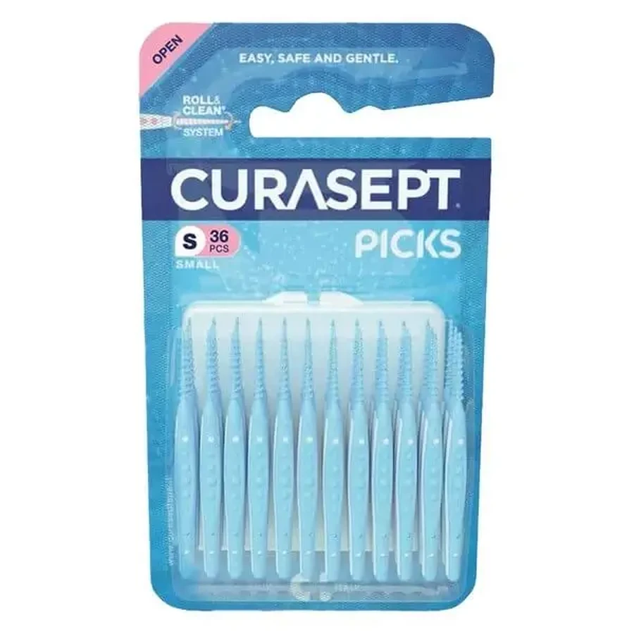 Curasept Picks Small, силиконовые зубочистки, 36 шт.: цены и характеристики