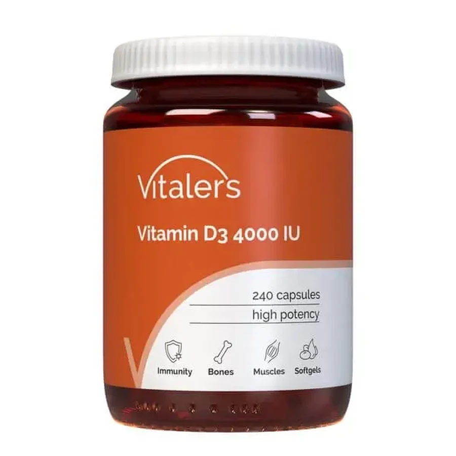 Vitalers Витамин D3 4000 МЕ, капсулы, 240 шт.: цены и характеристики
