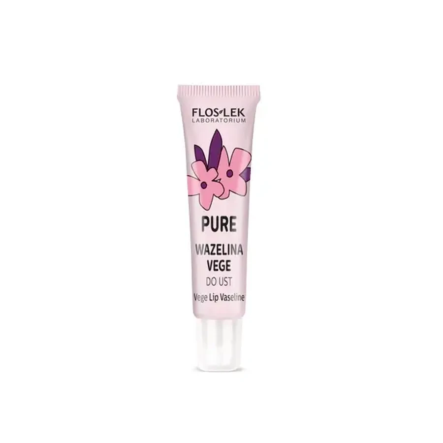 FlosLek Vege Lip Care, вазелін для губ Pure, 10 г: ціни та характеристики