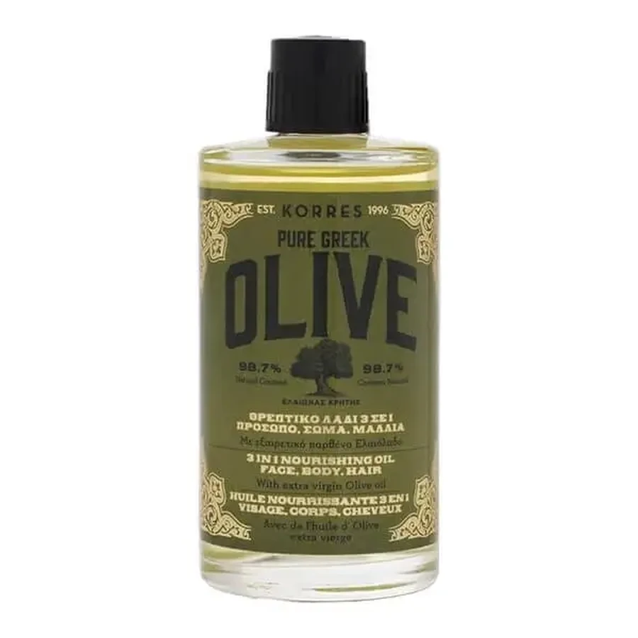 Korres Olive, зволожуюча олія для тіла, обличчя та волосся 3 в 1, 100 мл: ціни та характеристики