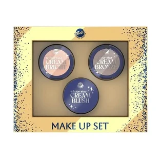 Bell Make Up Set, набор косметики для контурирования, румяна, 4,5 г + бронзатор для лица, 4,6 г + хайлайтер, 3,5 г