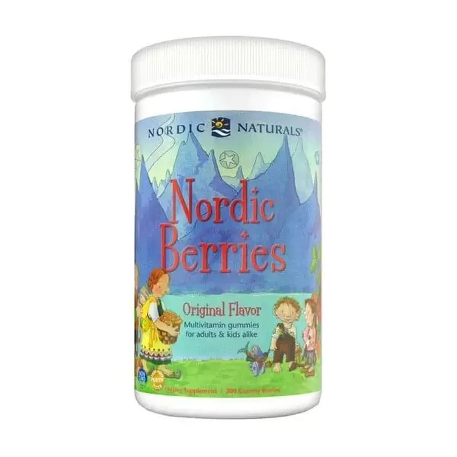 Nordic Berries Multivitamin Original Flavor, желейні цукерки, 200 шт.: ціни та характеристики