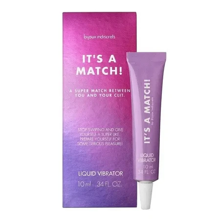 Bijoux Indiscrets IT’S A MATCH! · Рідкий вібратор, гель для стимуляції клітора, 10 мл: ціни та характеристики