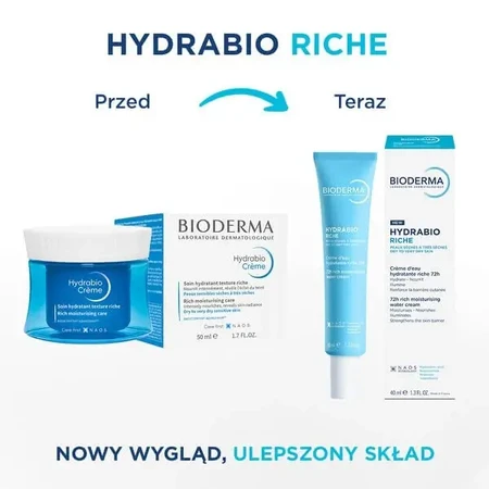 Bioderma Hydrabio Riche, живильний зволожувальний крем, 40 мл: ціни та характеристики
