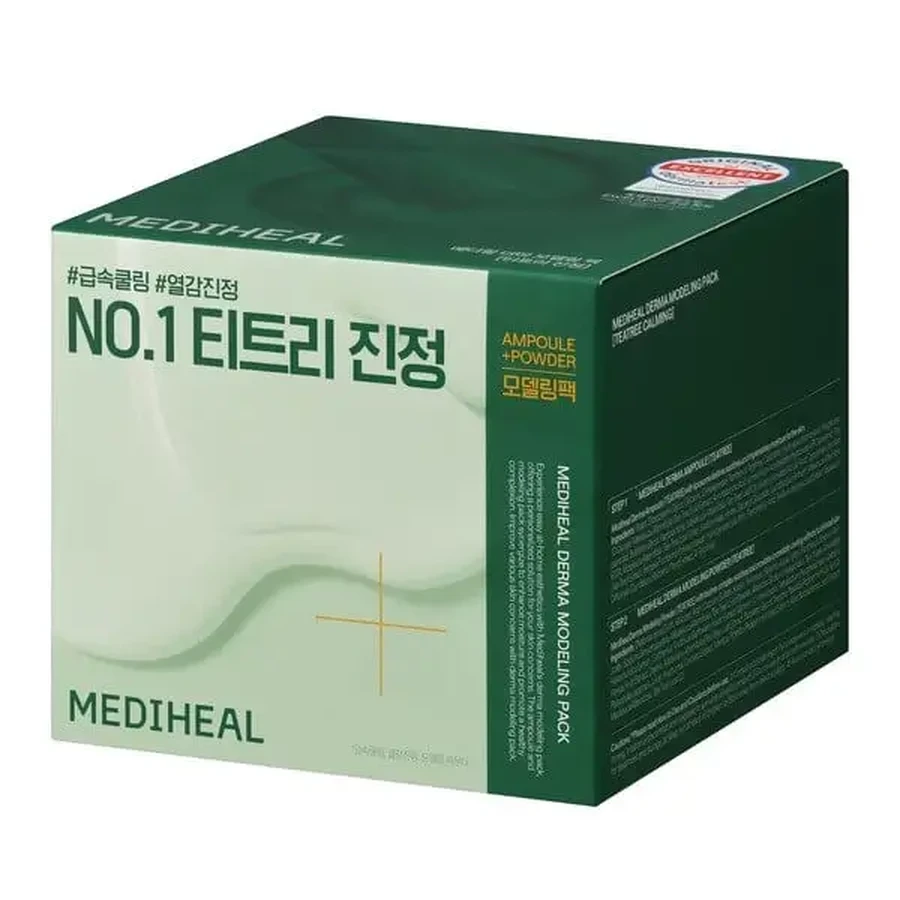 Mediheal Derma Modeling Pack [Teatree Calming], очищающая альговая маска для лица с сывороткой, 1 упаковка: цены и характеристики
