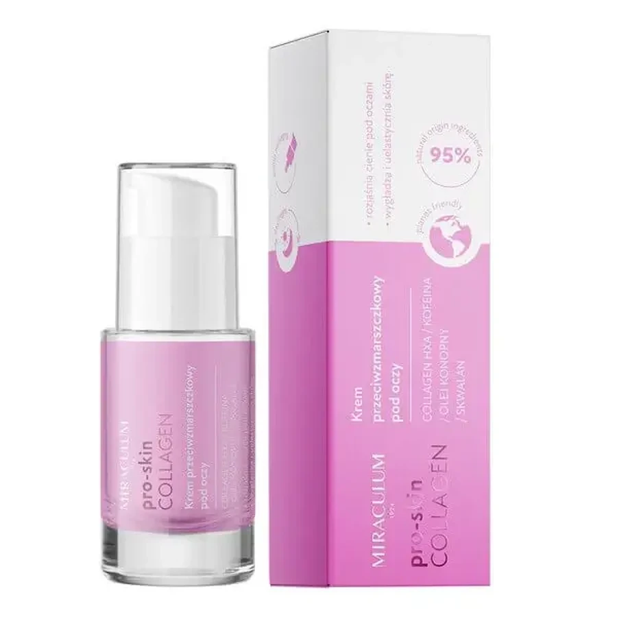 Miraculum Pro-Skin Collagen, крем проти зморшок під очі, 15 мл: ціни та характеристики