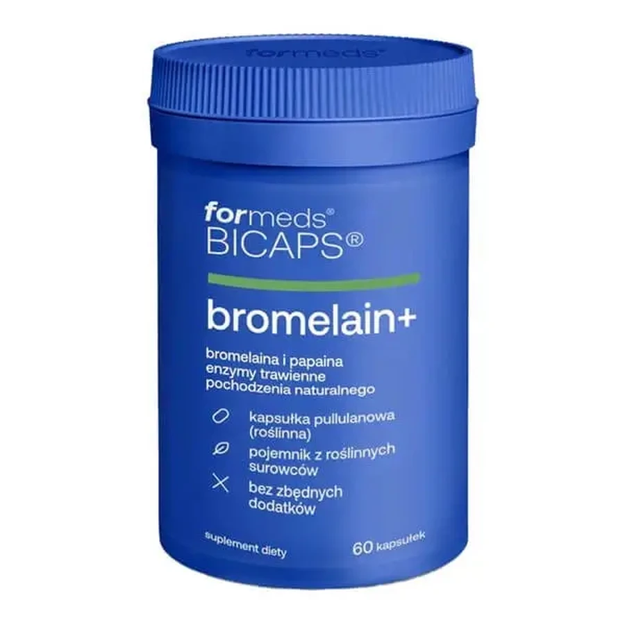 Formeds Bicaps bromelain+, капсулы, 60 шт.: цены и характеристики