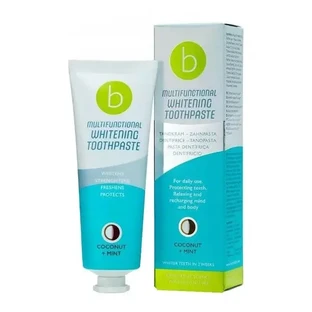 Beconfident Multifunctional Whitening, отбеливающая зубная паста, Кокос + Мята, 75 мл