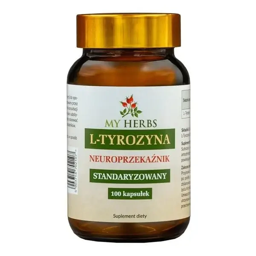 My Herbs L-тирозин, капсули, 100 шт.: ціни та характеристики