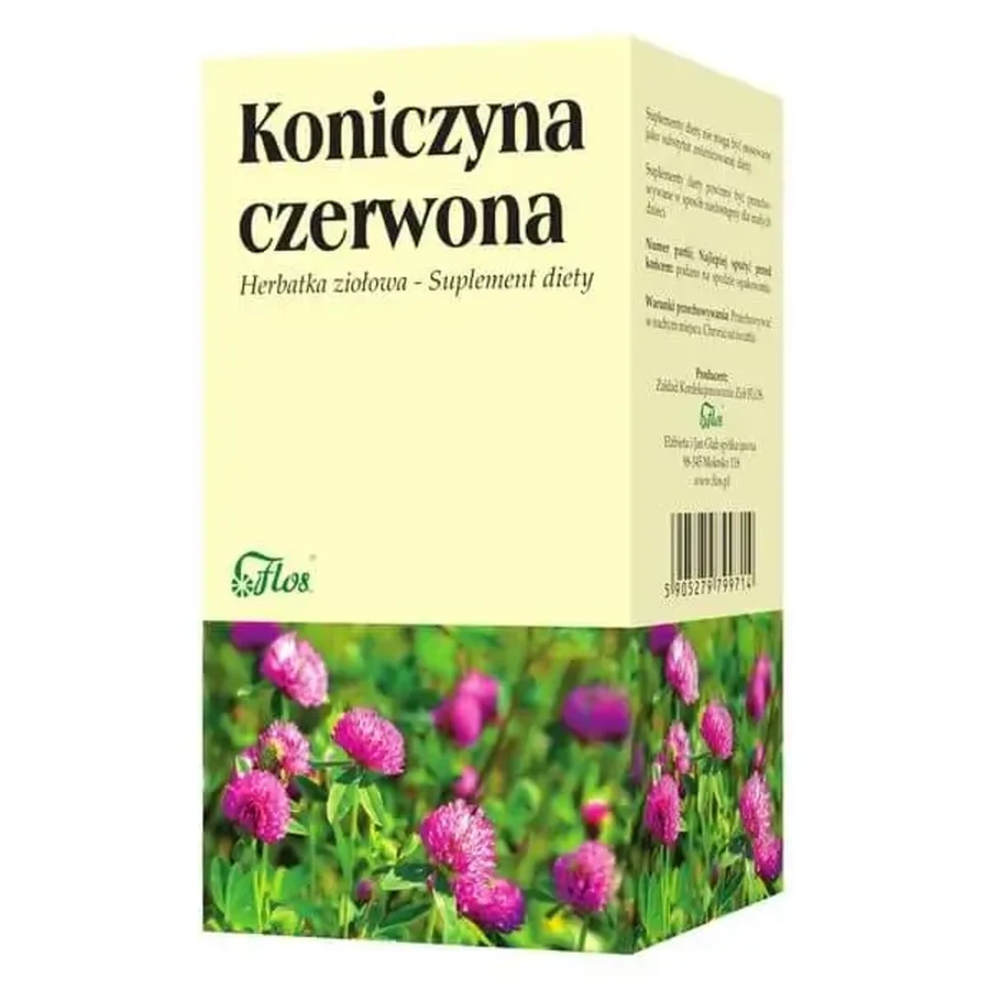 Flos «Красная клеверная трава», травяной чай, пакетики, 1,5 г × 25 шт.: цены и характеристики
