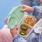 B.box, snackbox, контейнер для закусок, Indigo Rose, 1 шт.: ціни та характеристики