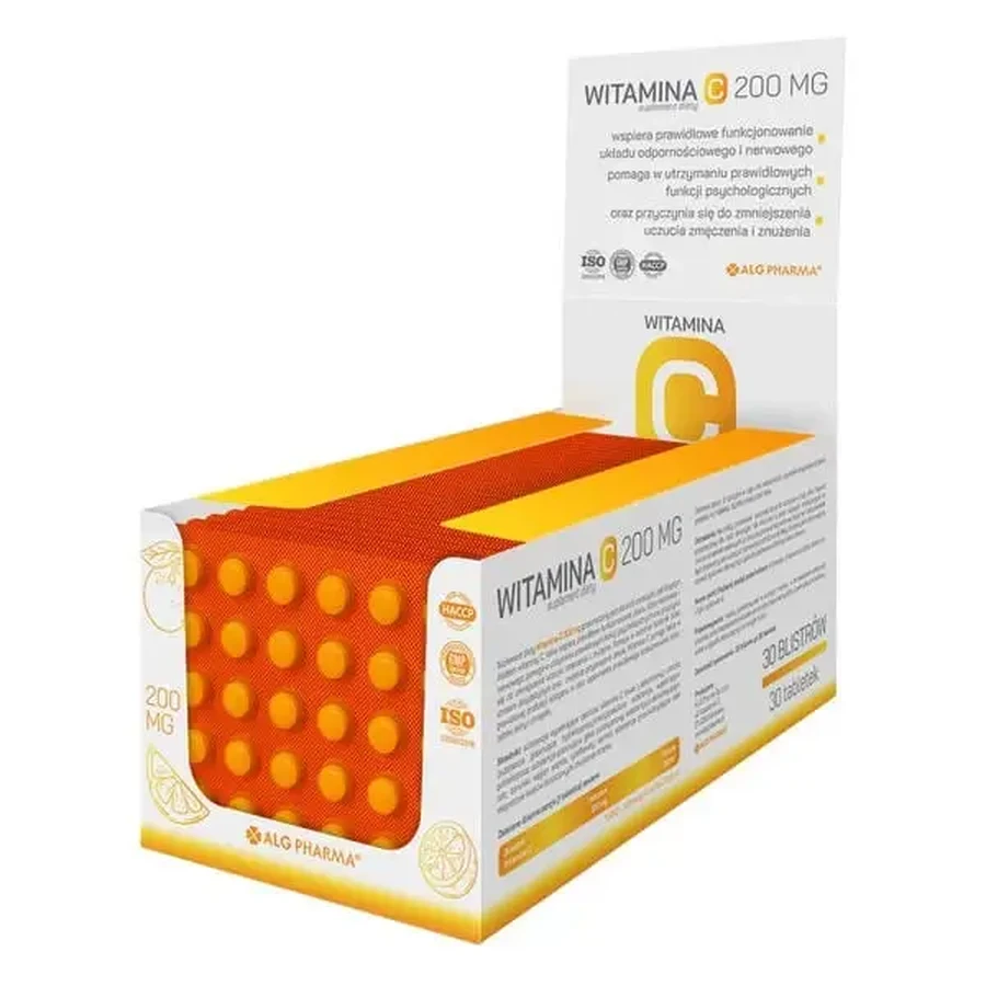 Alg Pharma Витамин C 200 мг, таблетки, 30 шт. × 30 упаковок: цены и характеристики