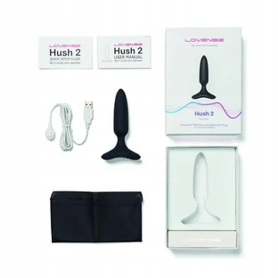 Lovense Hush 2 Butt Plug 25 мм, вибрирующий анальный плаг, 1 шт.