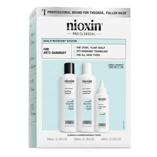 Nioxin New Scalp Recovery, набор для ухода за волосами, склонными к появлению перхоти, 1 шт.