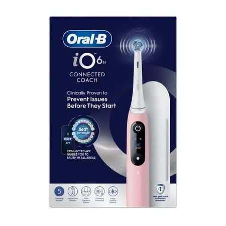 Oral-B iO 6N, електрична зубна щітка, Pink Sand, 1 шт.: ціни та характеристики