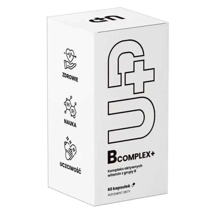 UP B complex+, капсули, 60 шт.: ціни та характеристики