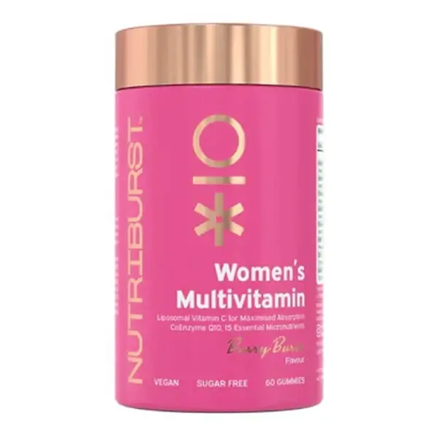 Nutriburst Women’s Multivitamin, жевательные таблетки, вкус лесных ягод, 60 шт.: цены и характеристики