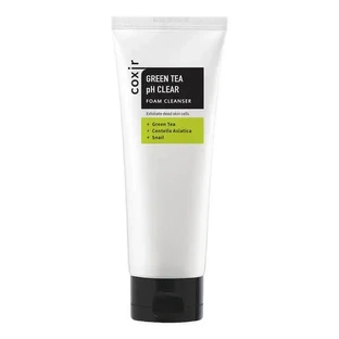 Coxir Green Tea pH Clear Foam Cleanser, очищувальна пінка для обличчя із зеленим чаєм, 150 мл