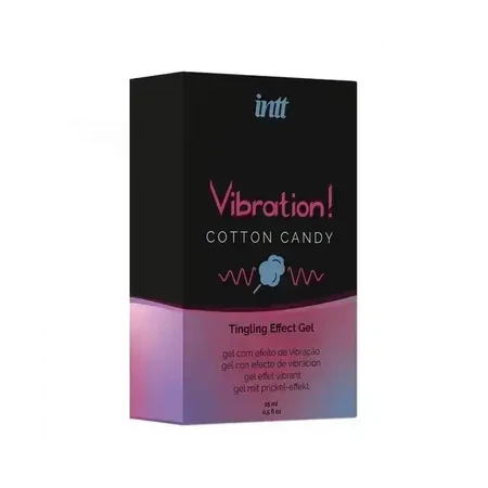 Intt Vibration! Cotton Candy, стимулюючий гель, 15 мл: ціни та характеристики