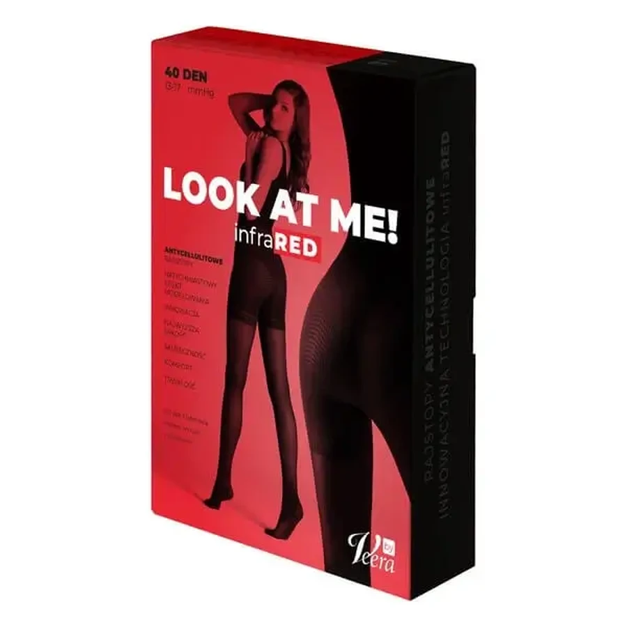 Look At Me! от Veera, антицеллюлитные колготки, 40 DEN, телесный цвет, размер XXL: цены и характеристики