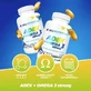 Набор из 2 упаковок Allnutrition ADEK + Omega 3 Strong, капсулы, 90 шт.