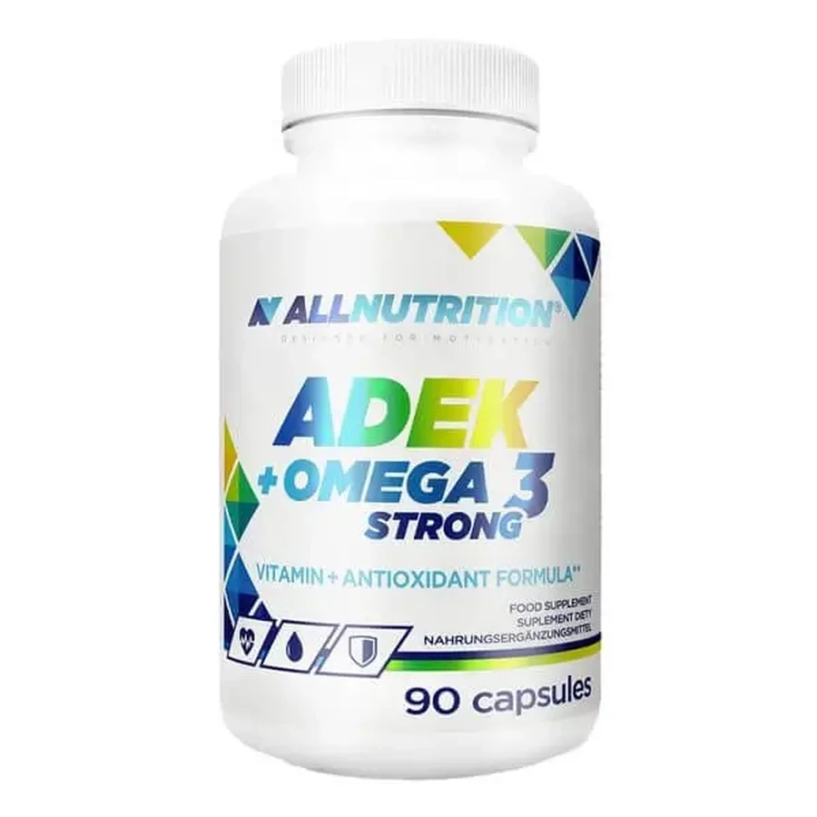 Набор из 2 упаковок Allnutrition ADEK + Omega 3 Strong, капсулы, 90 шт.: цены и характеристики