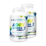 Набор из 2 упаковок Allnutrition ADEK + Omega 3 Strong, капсулы, 90 шт.: цены и характеристики