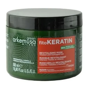 Green Arkemusa Milano FitoKeratin, восстанавливающая маска для волос, 500 мл
