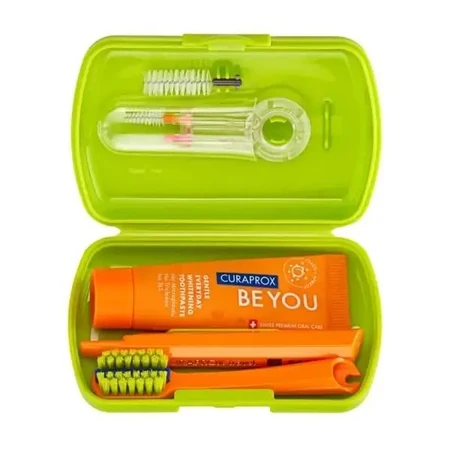 Curaprox Travel Set Ortho, дорожный набор, зелёный, 1 шт.: цены и характеристики
