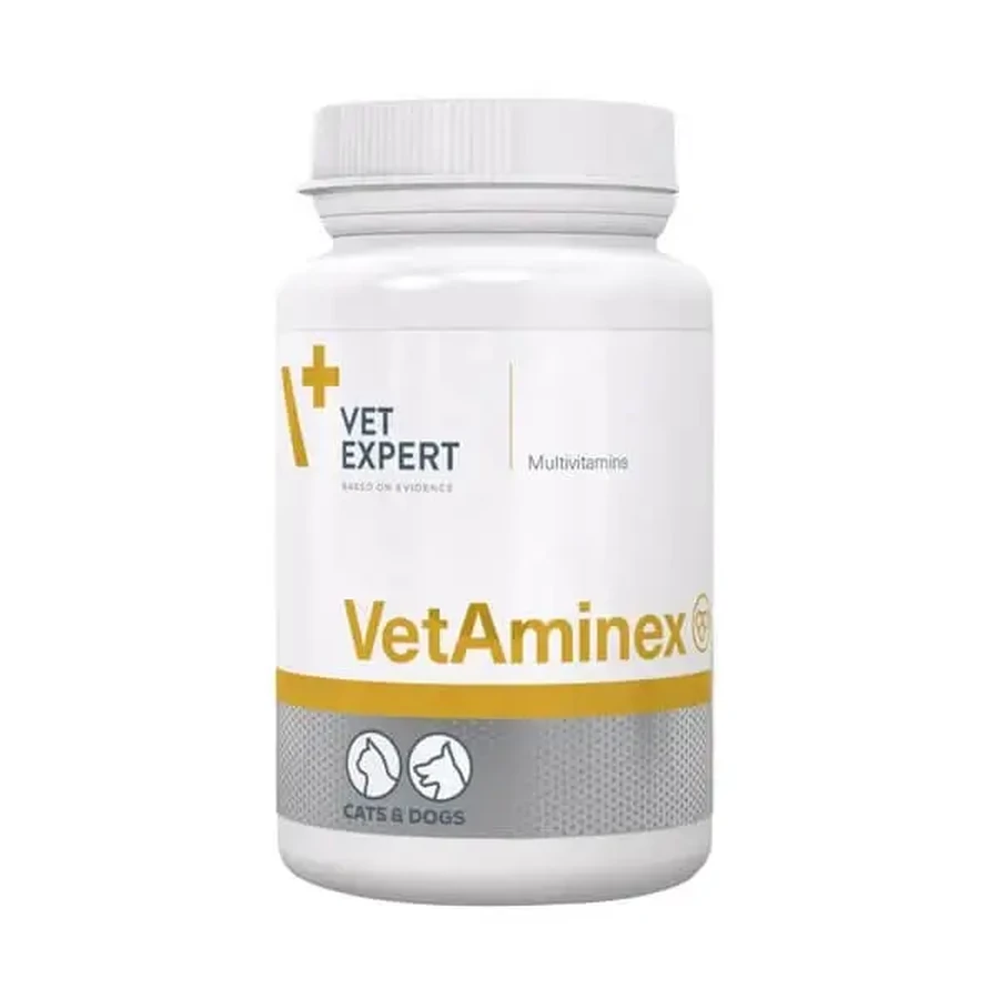 Vet Expert VetAminex, вітамінно-мінеральний препарат для собак і котів, капсули з відкручуваною кришкою, 60 шт.: ціни та характеристики